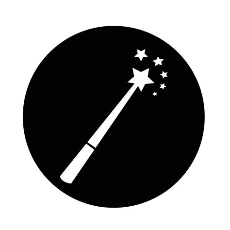 Magic Wand Icon Vector Art At Vecteezy