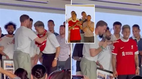 Roberto Firmino Gets Emotional Present And Farewell From Liverpool