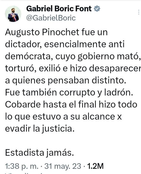 Solcita Con El Presidente Gabriel Boric On Twitter Un Verdadero