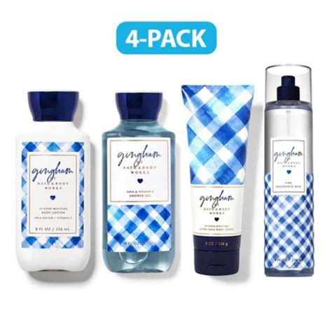 Bath & Body Works Gingham Fragrance Mist, Body Lotion, Shower Gel ...