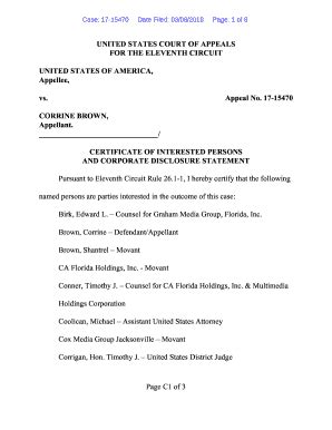 Fillable Online Pursuant To Eleventh Circuit Rule 26 Fax Email Print