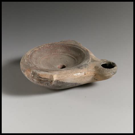 Terracotta Oil Lamp Roman Early Imperial The Metropolitan Museum Of Art