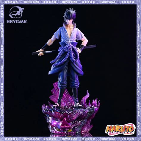 Naruto Uchiha Sasuke Figures Gk Susanoo 36cm Pvc Statue Figurine Anime