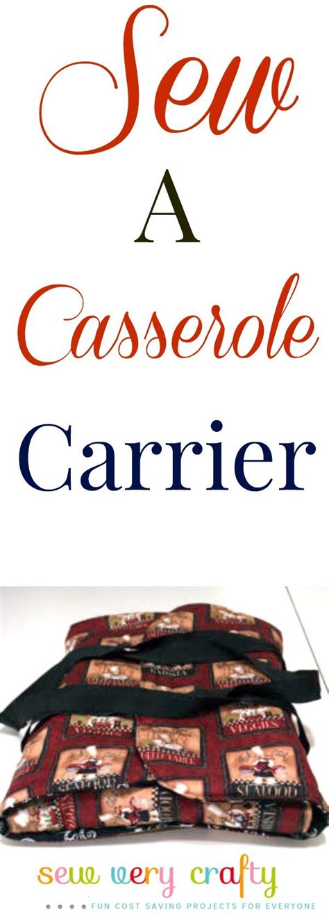 Easy Diy Insulated Casserole Carrier Insulated Casserole Carrier Casserole Carrier Easy Diy