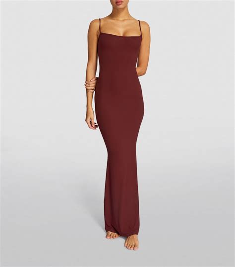 Skims Soft Lounge Long Slip Dress Harrods In