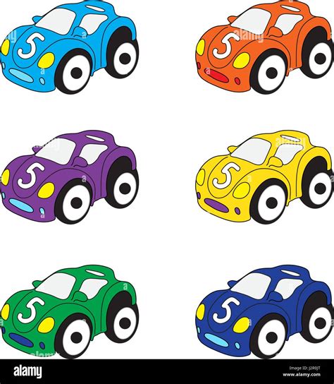 Kids cars cartoon set. Cars toys, vector illustration Stock Vector Image & Art - Alamy