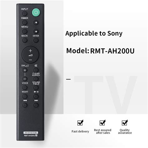 ZF TCL TVNew 교체 RMT AH100U 소니 HT CT180 SA CT180 SA WCT180 SoundBar 블루투스