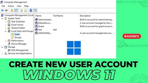 Cara Membuat User Account Baru Di Windows Youtube