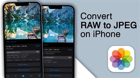 How To Convert Raw To Jpeg On Iphone Ios 16 Youtube