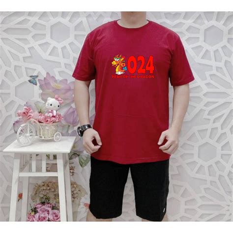 Jual IM021 KAOS YEAR OF THE DRAGON 2024 KAOS TAHUN NAGA TERBARU