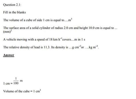 Physics Numericals For Class Chapter Complete Solution With