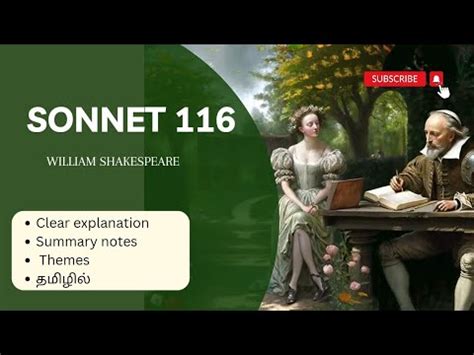 Sonnet 116 By William Shakespeare Tamil Summary Literature YouTube