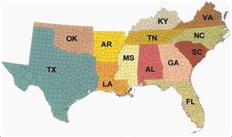 The 13-state region (Southern Region) considered in the review of NPS ...