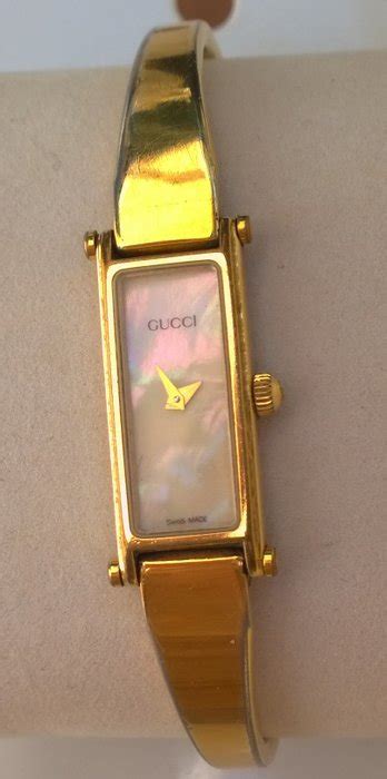 Fine And Elegant Gucci 1500 L Mother Of Pearl Dial Catawiki