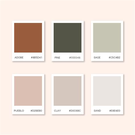 Warm Neutral Color Palette In 2020 Website Color Palette Earthy