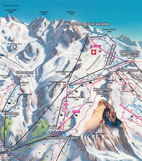 Zermatt Ski Holidays: piste map, ski resort reviews & guide. Book your ...