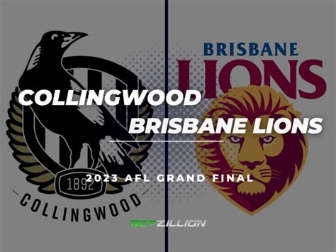 2023 Afl Grand Final Odds Collingwood Vs Brisbane Lions Betting Tips