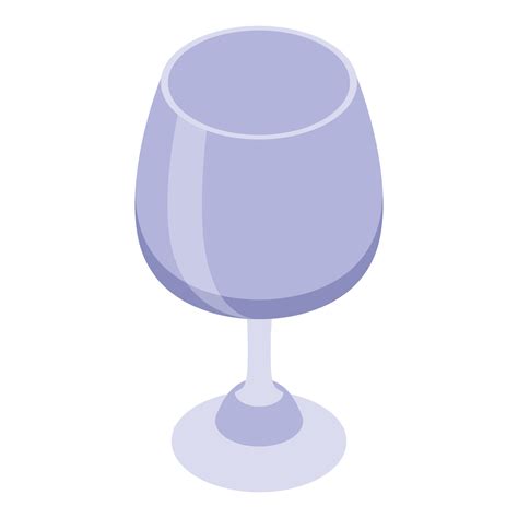 Snifter glass icon, isometric style 15847678 Vector Art at Vecteezy