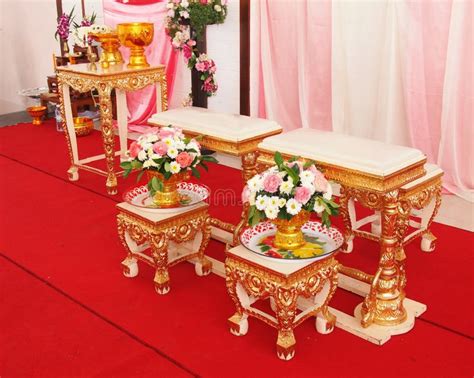 Thai Wedding Ceremony Stock Photo Image Of Element Asia 62868306