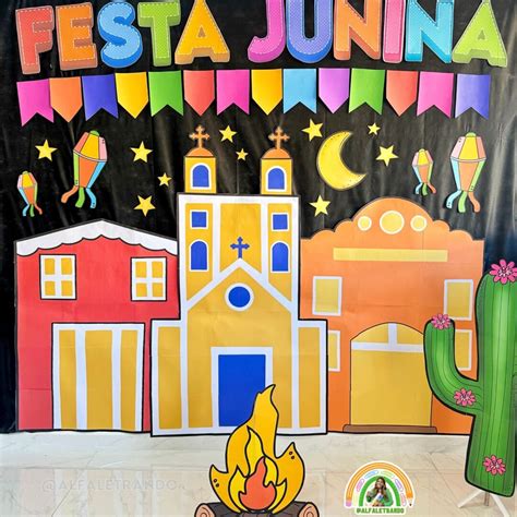 Painel D Para Festa Junina Julina Lojinha Alfaletrando Andressa