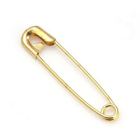 Golden Brass Safety Pin Quantity Per Pack 1000 Piece Size Dimension