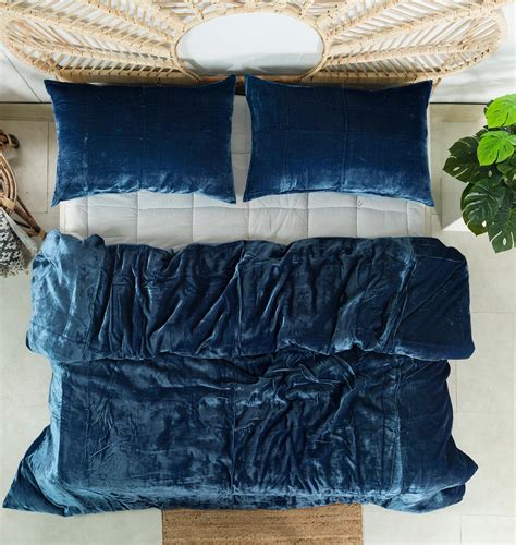 Ultra Luxe Velvet Duvet Cover Boho Beddinguo Comforter Etsy