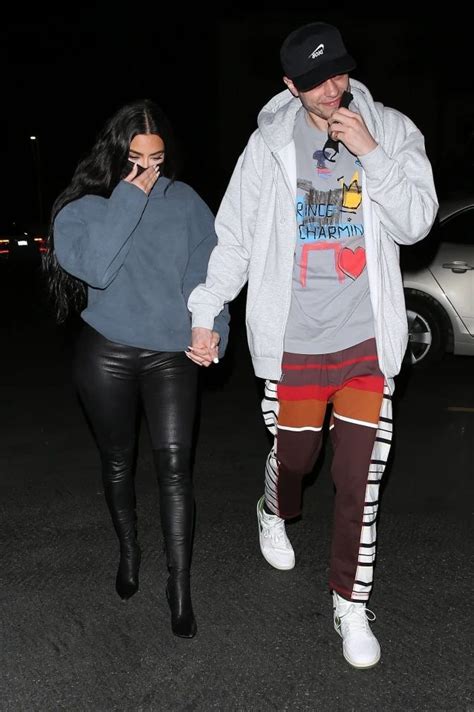 Pete Davidson Kim Kardashian London