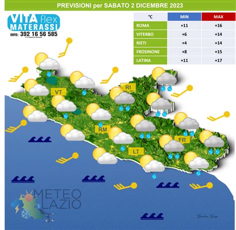 Bollettino Meteo Per OGGI 2 Dicembre 2023 E DOMANI 3 Dicembre 2023