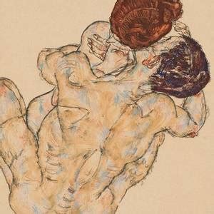 Standing Nude With Large Hat Gertrude Schiele Drawing By Egon Schiele