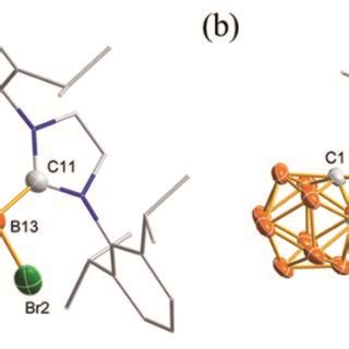 Molecular Structures Of A 1 And B 2 Thermal Ellipsoids Are Set At