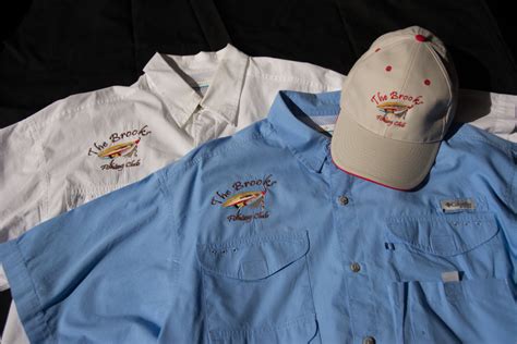 embroidered shirts | Brooks Fishing Club