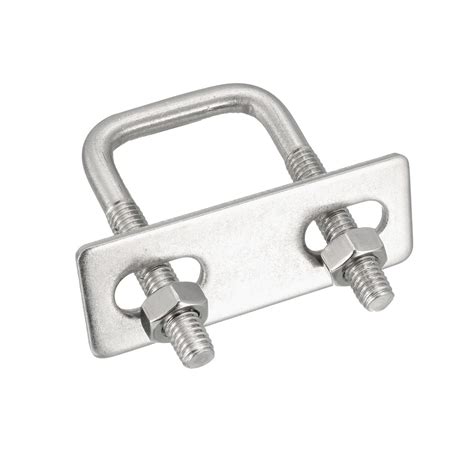 Square U Bolts M6 25mm Inner Width 304 Stainless Steel W Nuts Frame