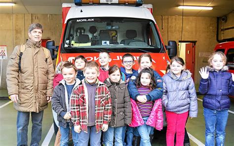 École Une visite chez les pompiers Le Télégramme