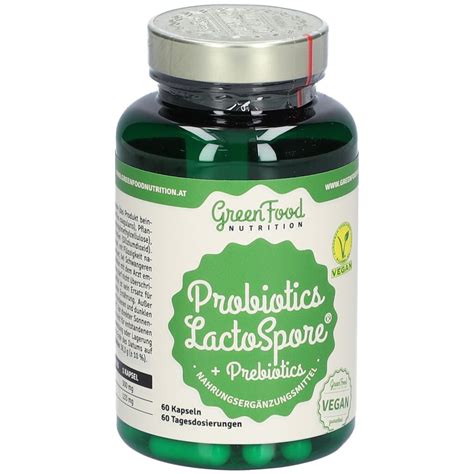 GreenFood Nutrition Probiotika LactoSpore Vitamin D3 60 St Shop