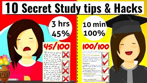 10 SECRET STUDY TIPS TO SCORE HIGHEST IN EXAMS FASTEST WAY TO COVER