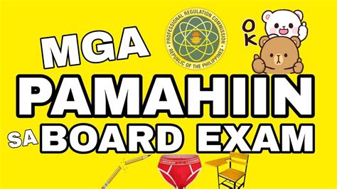 Pamahiin Tuwing Board Exam Dagdag Tips Para Pumasa Sa Board Exam