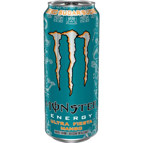 Monster Energy Drink Zero Sugar Ultra Fiesta Mango Oz Pack