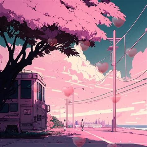 Make anime landscape background novel wallpaper 2d using ai by ...