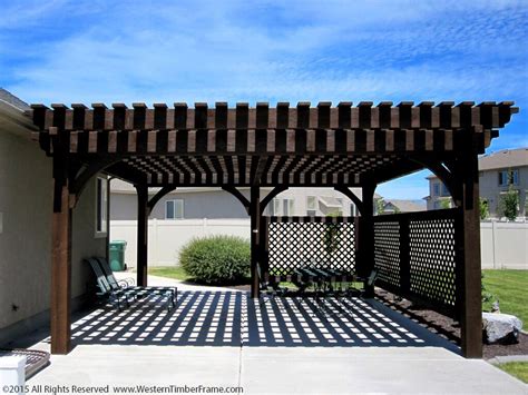 Arbors Pavilions Trellises W Shade Screens Privacy Walls