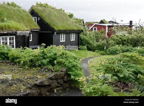 Wooden Turf Roofed Houses High Resolution Stock Photography And Images