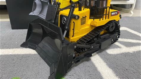 New Huina 1554 RC Track Bulldozer Unboxing And Review YouTube