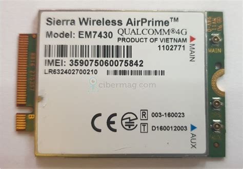 Sierra Wireless Airprime Em Lte Cat Wwan G G Lte