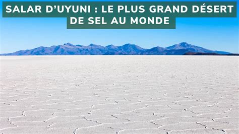 Salar D Uyuni Le Plus Grand D Sert De Sel Au Monde