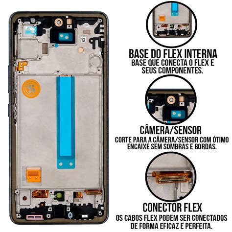 Frontal Galaxy A53 5G Master Aro Compatível Samsung SkyTech