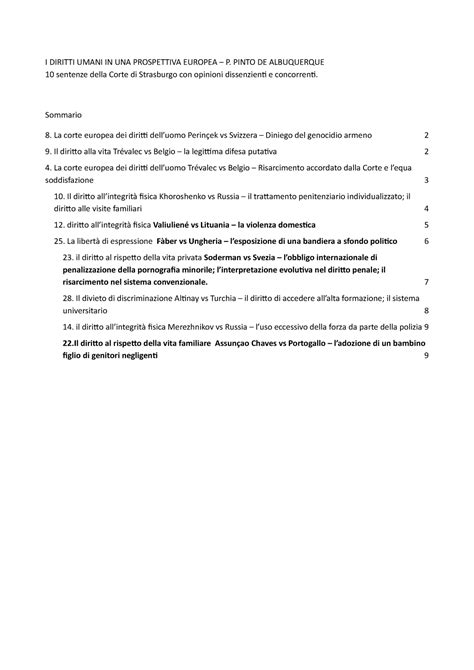 I Diritti Umani In Una Prospettiva Europea Paolo Pinto De Albuquerque