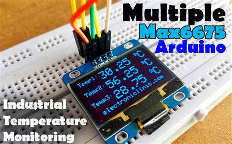 Multiple Max Arduino Based Industrial Temperature Monitoring System