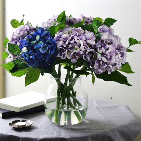 Artificial Hydrangea Silk Flower Flores Real Touch Hydrangea Artificial