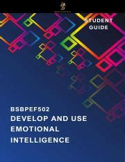 BSBPEF502 Student Guide Pdf STUDENT GUIDE BSBPEF502 DEVELOP AND USE