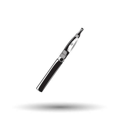 Premium Vector Monochrome Vape Icon Sign Of Electronic Cigarette