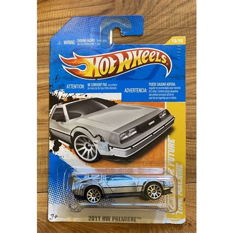 HOT WHLEES 風火輪 小汽車 BACK TO THE FUTURE TIME MACHINE 回到未來 蝦皮購物